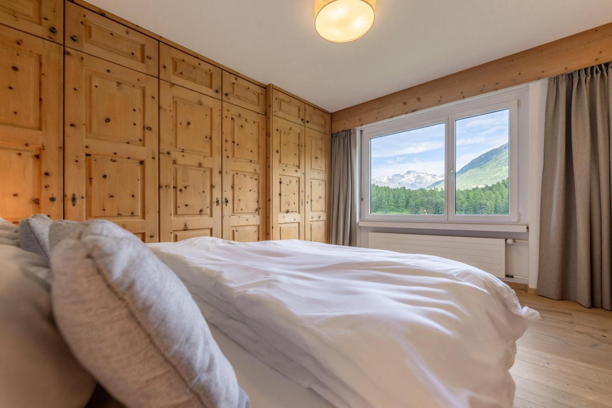 Cosy Apartment Facing Piz Rosatsch St Moritz Exterior foto